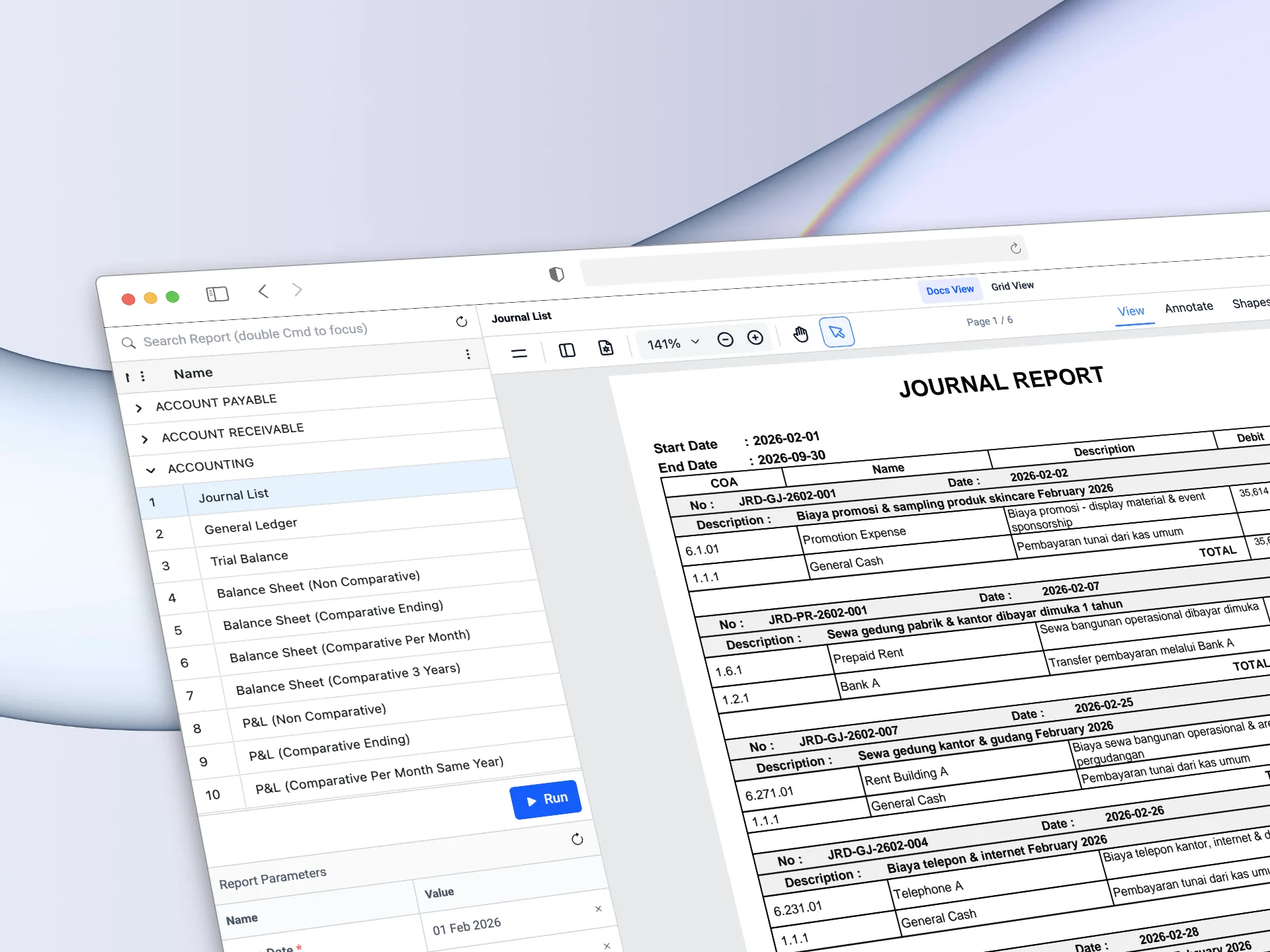 VSC Financial Reports