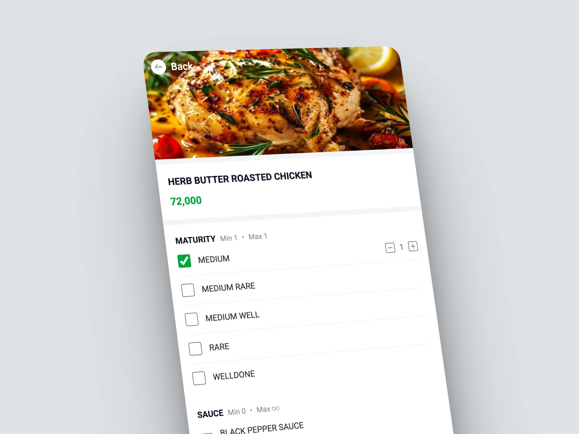 VSC Order Restaurant Service